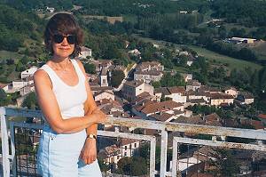 Top of the tower at Montcuq