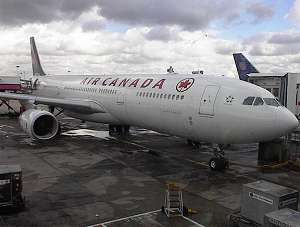 Our plane to the USA