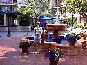 Courtyard at the Hacienda