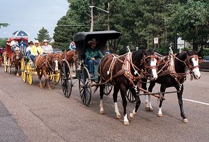 Procession in Cheyenne